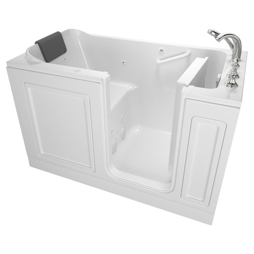 American Standard Acrylic Luxury Series 32 x 60-Inch Walk-in Tub With Whirlpool System - Right-Hand Drain With Faucet