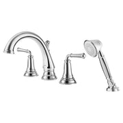 American Standard Delancey Bathtub Faucet With  Lever Handles and Personal Shower for Flash Rough-In Valve