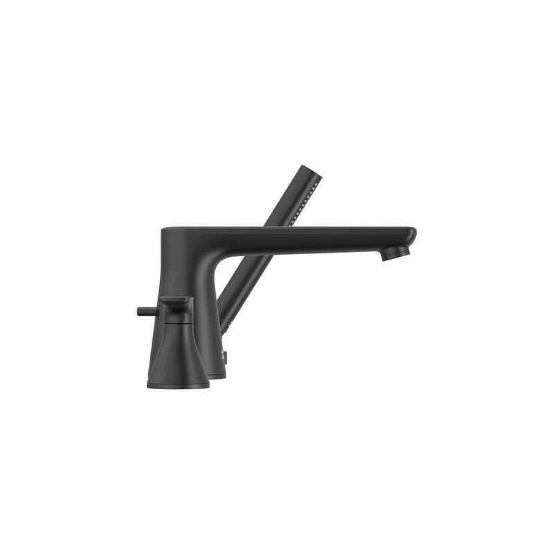 American Standard Millennial Deck Mount Bathtub Faucet with Lever Handles and Personal Shower