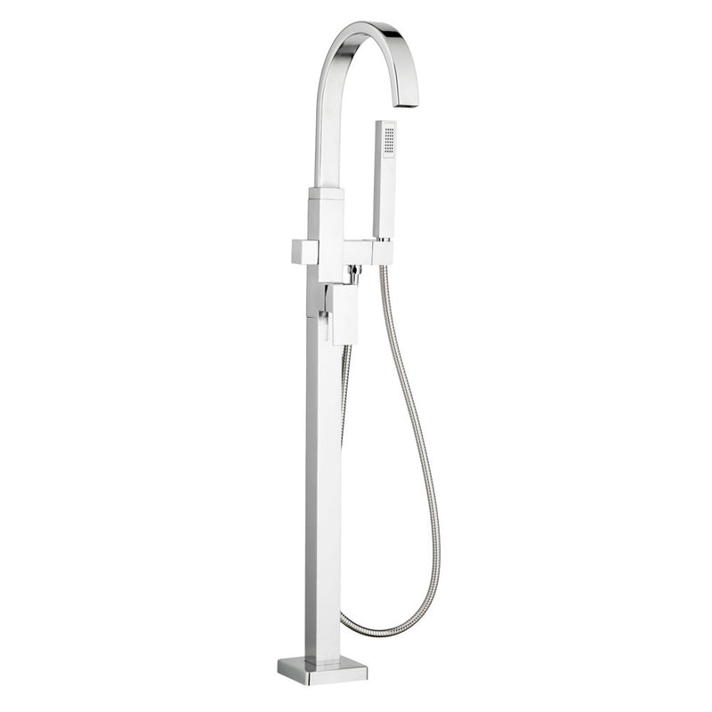 American Standard Contemporary Square Freestanding Bathtub Faucet With Lever Handle for Flash Rough-In Valve