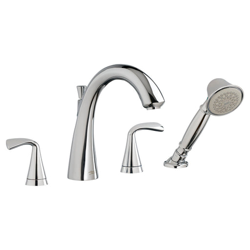 American Standard Fluent Bathtub Faucet With  Lever Handles and Personal Shower for Flash Rough-In Valve