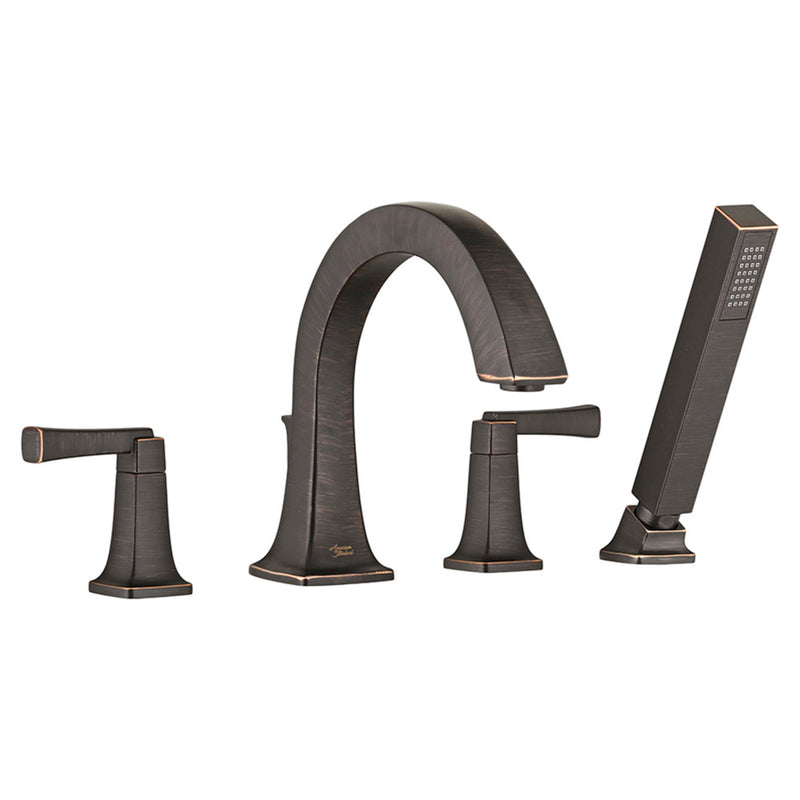 American Standard Townsend Bathtub Faucet With Lever Handles and Personal Shower for Flash Rough-In Valve