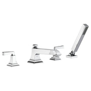 American Standard Town Square S Bathub Faucet With Lever Handles and Personal Shower for Flash Rough-in Valve