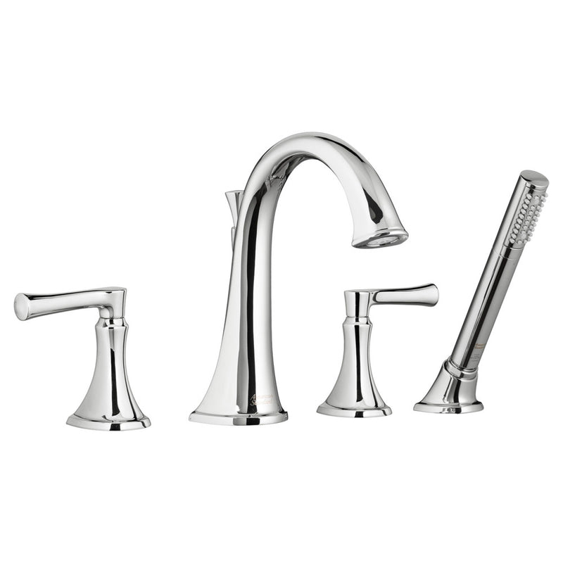 American Standard Estate Bathtub Faucet With Personal Shower for Flash Rough-In Valve With Lever Handles