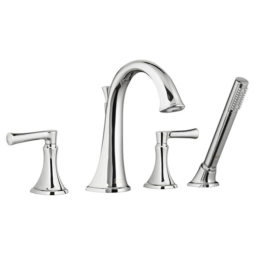 American Standard Estate Bathtub Faucet With Personal Shower for Flash Rough-In Valve With Lever Handles