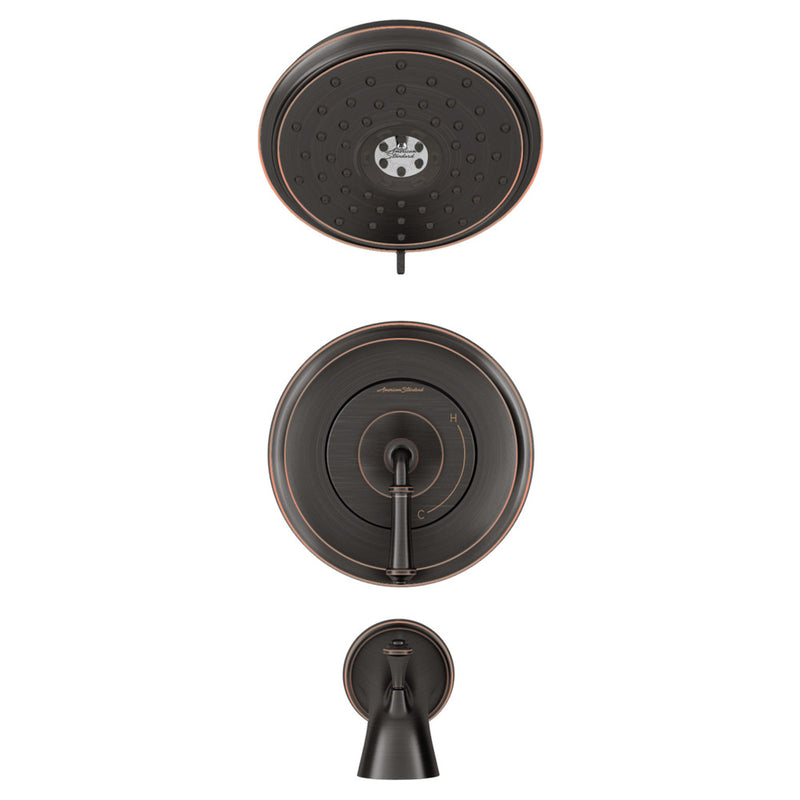 American Standard Delancey 1.8 gpm/6.8 L/min Tub and Shower Trim Kit With Water-Saving 4-Function Showerhead and Lever Handle