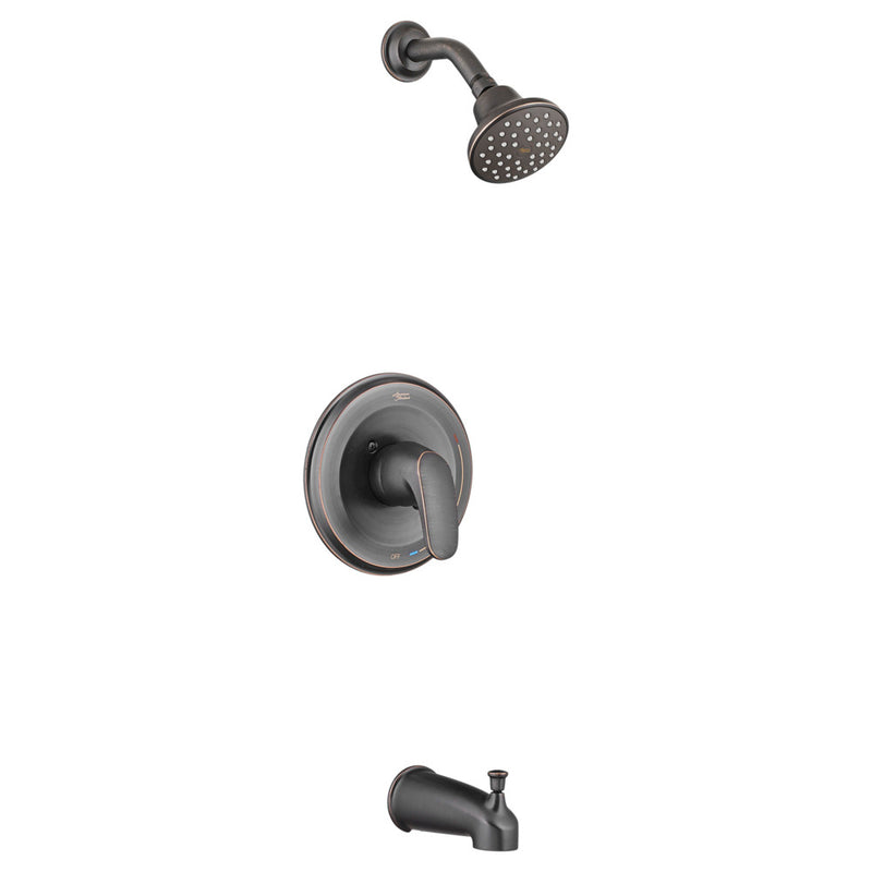 American Standard Colony PRO  1.75 gpm/6.6 L/min Tub and Shower Trim Kit With Water-Saving Showerhead, Double Ceramic Pressure B