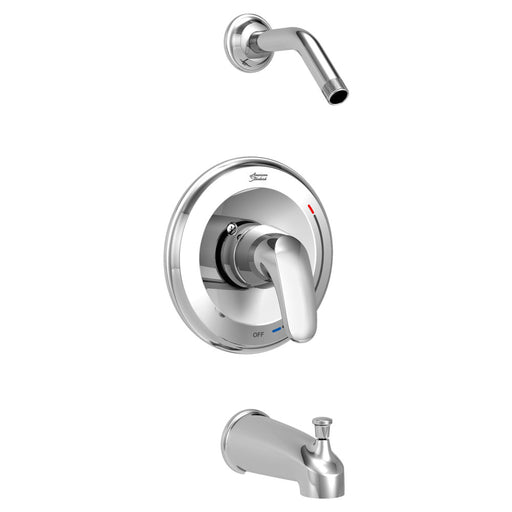 American Standard Colony PRO Tub and Shower Trim Kit Less Showerhead Double Ceramic Pressure Balance Cartridge With Lever Handl