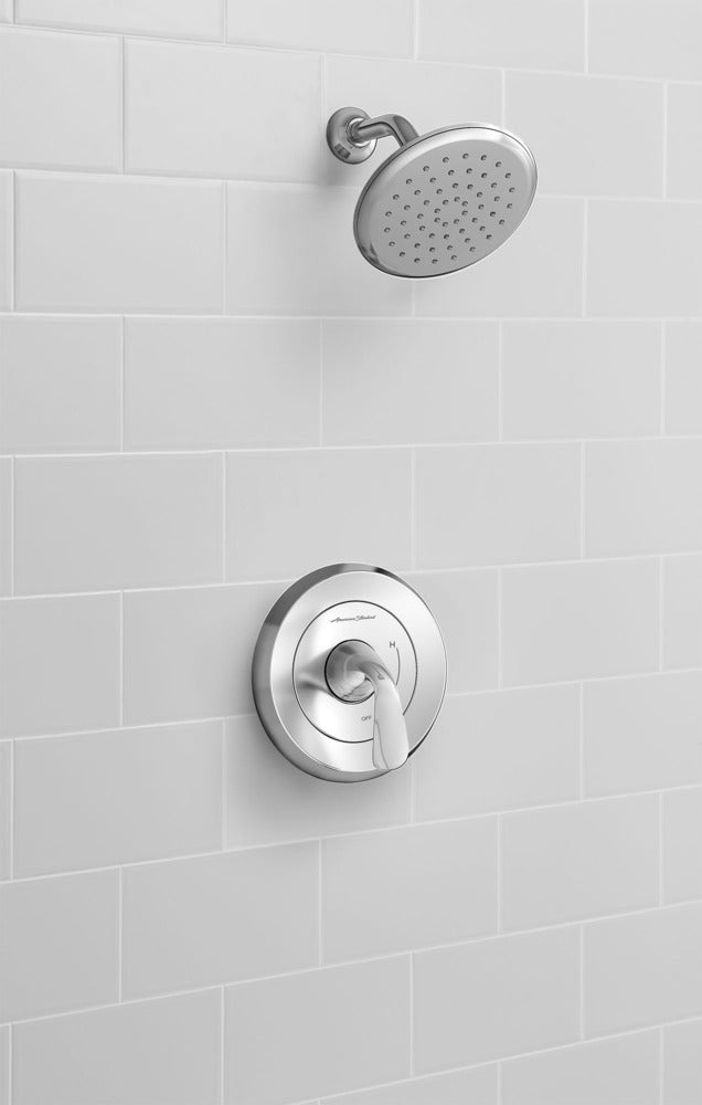 American Standard Fluent 1.8 gpm/6.8 L/min Shower Trim Kit With Water-Saving Showerhead Double Ceramic Pressure Balance Cartrid
