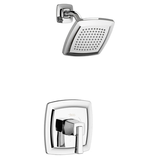 American Standard Townsend 2.5 gpm/9.5L/min Shower Trim Kit With Rain Showerhead Double Ceramic Pressure Balance Cartridge With