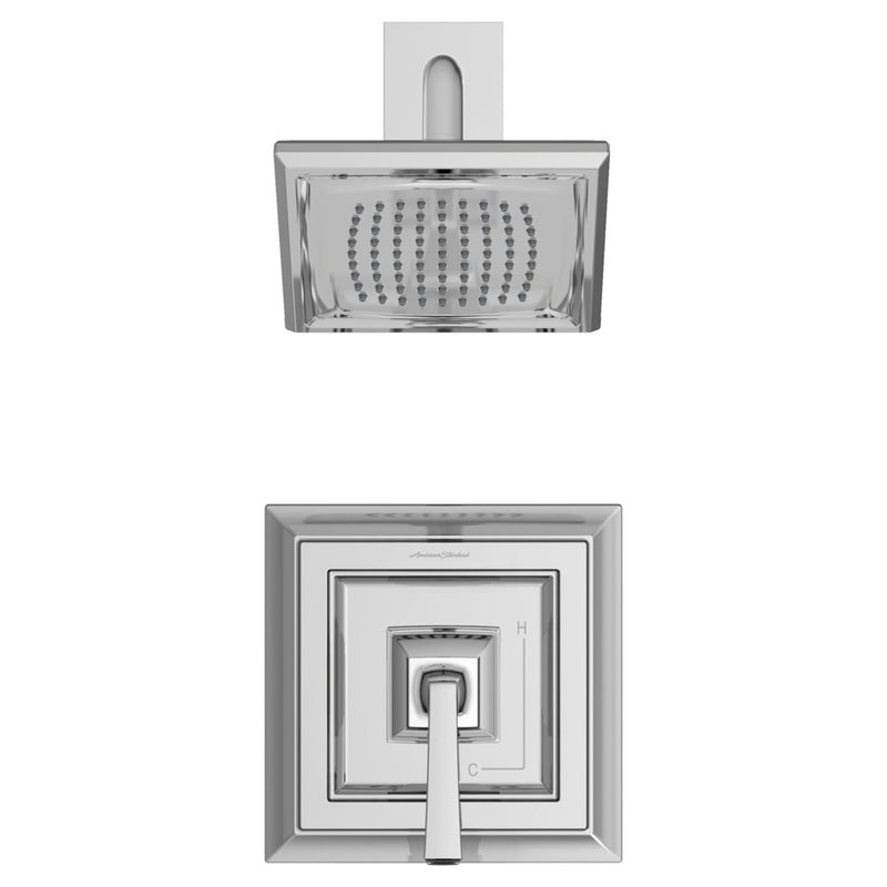 American Standard Town Square S 2.5 gpm/9.5 L/min Shower Trim Kit With Single Function Showerhead Double Ceramic Pressure Balan