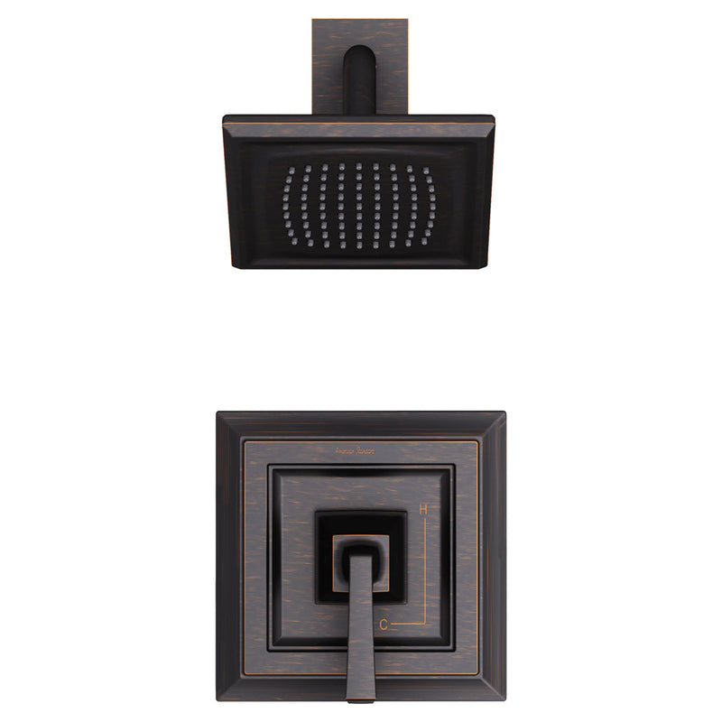American Standard Town Square S 1.75 gpm/6.8 L/min Shower Trim Kit With Water-Saving Showerhead, Double Ceramic Pressure Balance