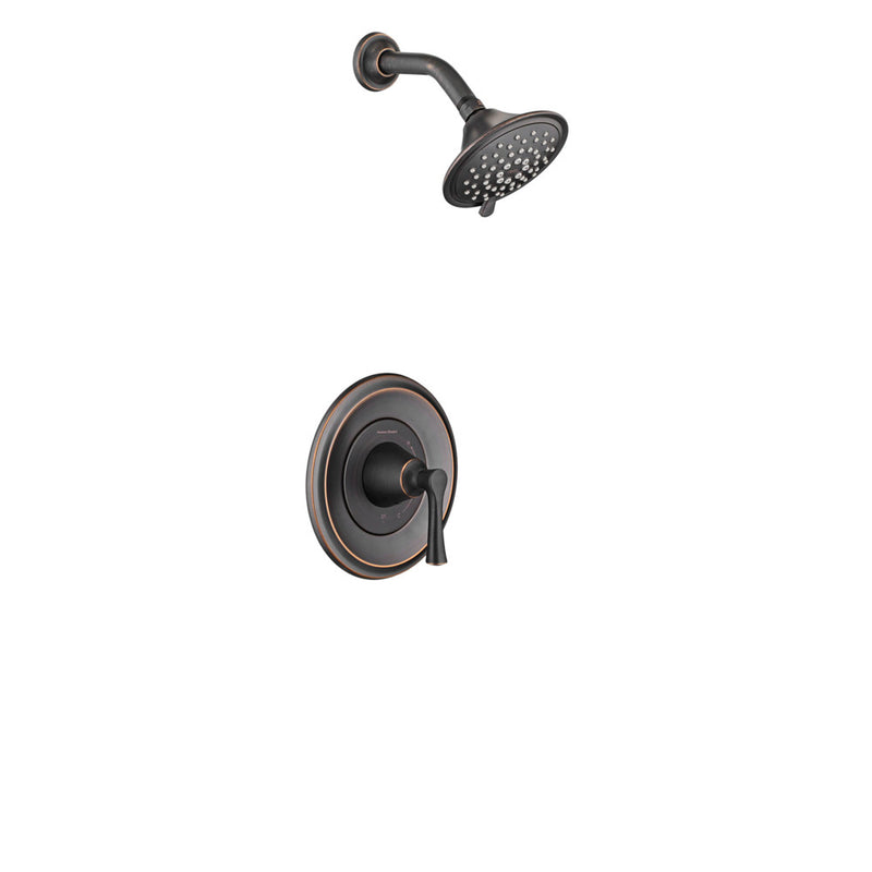 American Standard Estate 1.8 gpm/6.8 L/min Shower Trim Kit With Water-Saving 3-Function Showerhead, Double Ceramic Pressure Bala