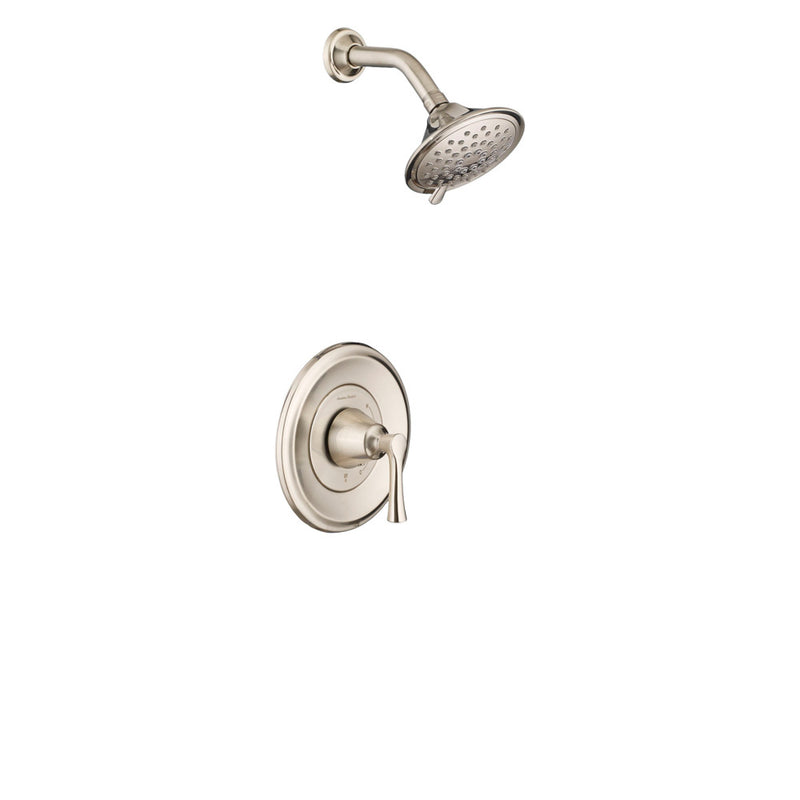 American Standard Estate 1.8 gpm/6.8 L/min Shower Trim Kit With Water-Saving 3-Function Showerhead, Double Ceramic Pressure Bala
