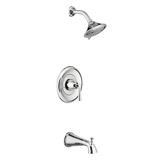 American Standard Estate 1.8 gpm/6.8 L/min Tub and Shower Trim Kit With Water-Saving 3-Function Showerhead Double Ceramic Press