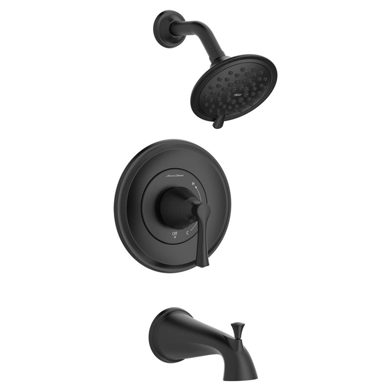 American Standard Estate 1.8 gpm/6.8 L/min Tub and Shower Trim Kit With Water-Saving 3-Function Showerhead, Double Ceramic Press