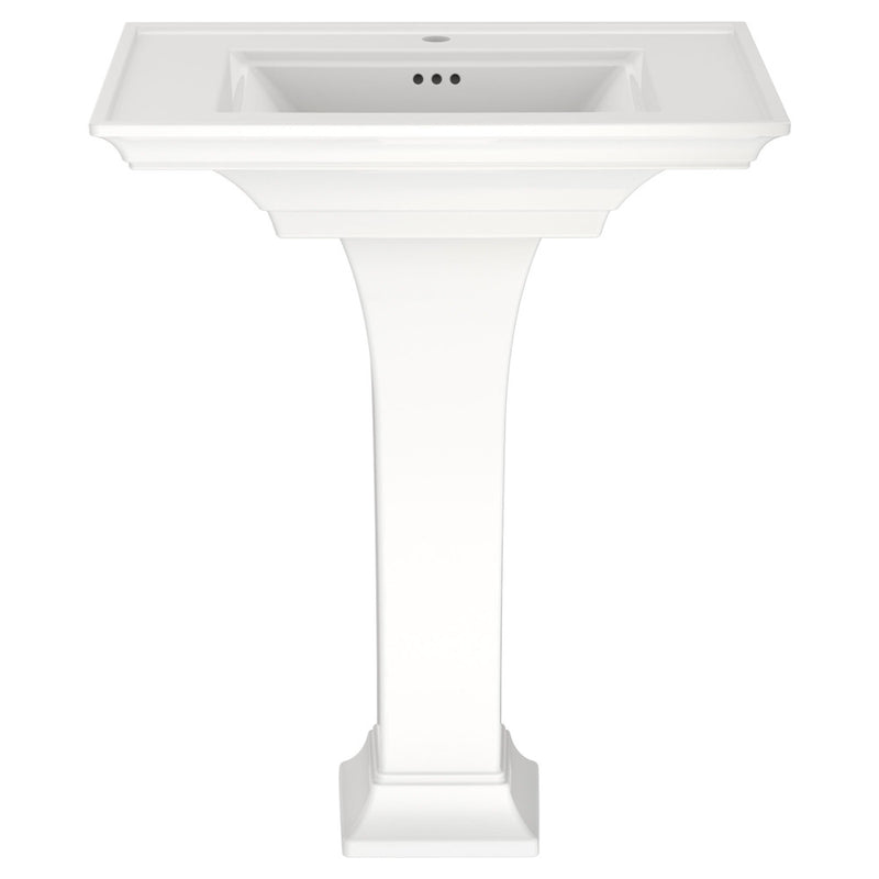 American Standard Town Square S Center Hole Only Pedestal Sink Top and Leg Combination