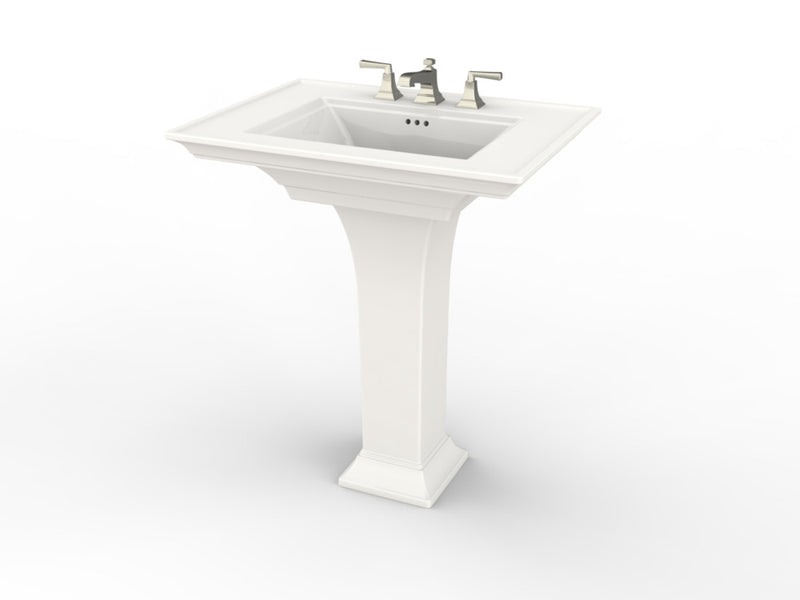 American Standard Town Square S 8-Inch Widespread Pedestal Sink Top and Leg Combination