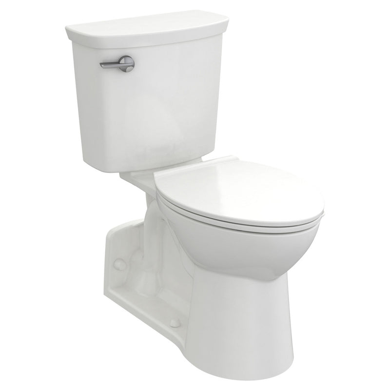 American Standard Yorkville VorMax Two-Piece 1.28 gpf/4.8 Lpf Chair Height Back Outlet Elongated EverClean Toilet