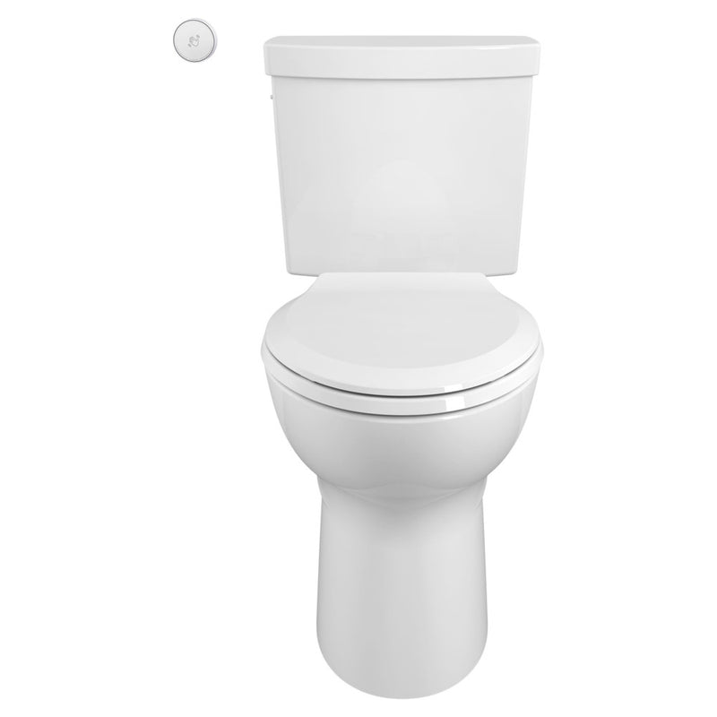 American Standard Cadet Touchless Chair Height Elongated Toilet Less Seat