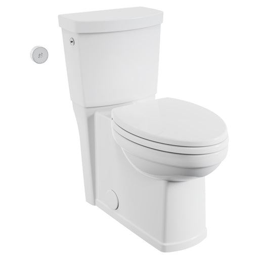 American Standard Estate Touchless Skirted Two-Piece 1.28 gpf/4.8 Lpf Chair Height Elongated Toilet With Seat