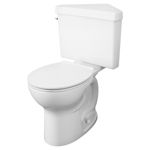 American Standard Triangle Cadet Pro Two-Piece 1.28 gpf/4.8 Lpf Chair Height Round Front Toilet