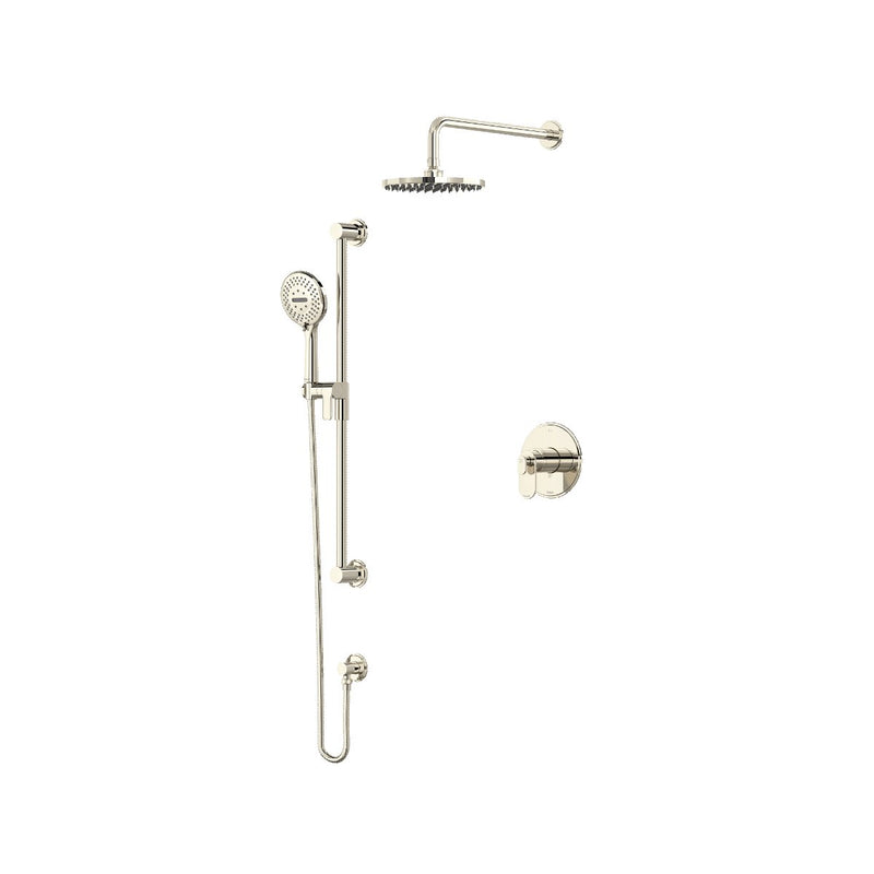 Riobel Arca 2-Way Shower System Trim with Hand Shower and Shower Head TKIT323AA-CW