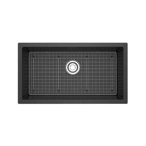 Riobel Fonsa FAUM3318 33" Quartz Single Bowl Undermount Kitchen Sink