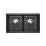 Riobel Fonsa FAUM3318LD 33" Double Bowl Undermount Quartz Kitchen Sink