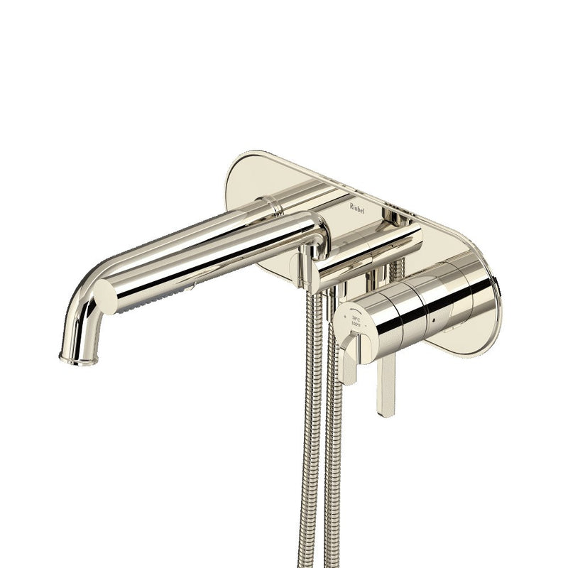 Riobel Authentica TAU21 Wall Mount Thermostatic/Pressure Balance Tub Filler Trim