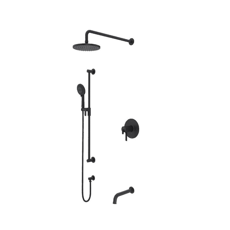 Riobel Authentica 3-Way Shower System Trim with Hand Shower Rail Shower Head and Spout TKIT1345AU