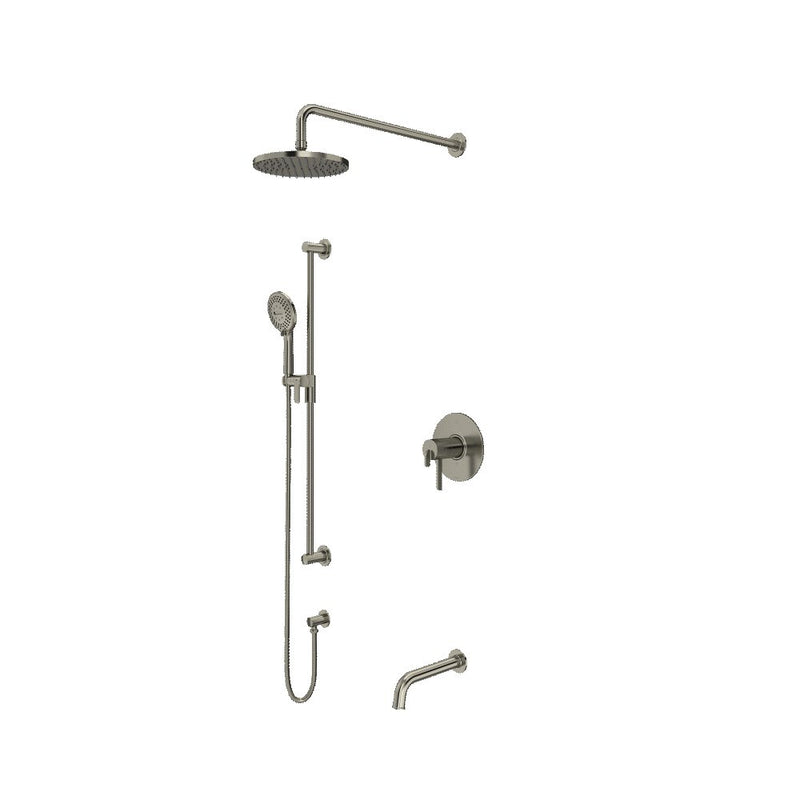 Riobel Authentica 3-Way Shower System Trim with Hand Shower Rail Shower Head and Spout TKIT1345AU
