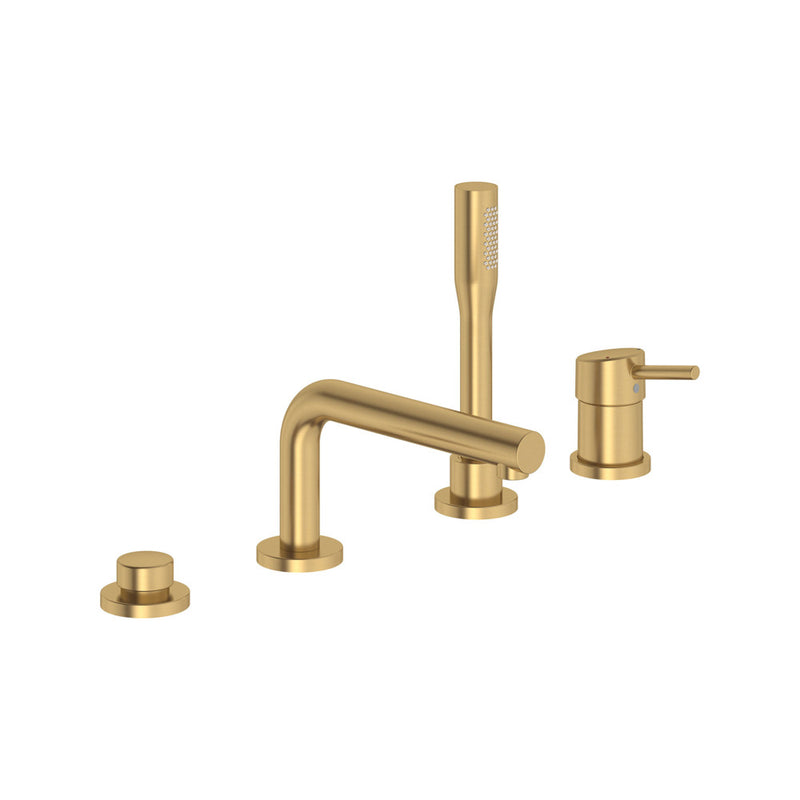 Grohe 19576 Concetto 4-Hole Single-Handle Deck Mount Roman Tub Faucet with 6.6 L/min - 1.75 GPM Hand Shower