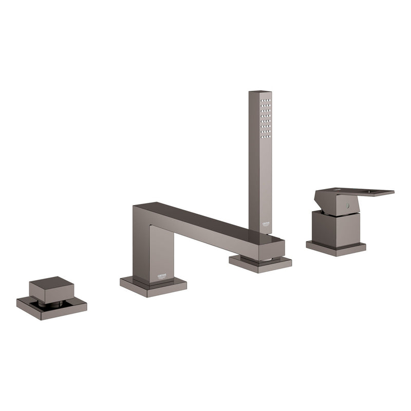 Grohe 19897 Eurocube 4-Hole Single-Handle Deck Mount Roman Tub Faucet with 6.6 L/min - 1.75 GPM Hand Shower