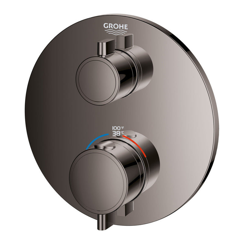 Grohe 24107 Grohtherm Single Function 2-Handle Thermostatic Valve Trim