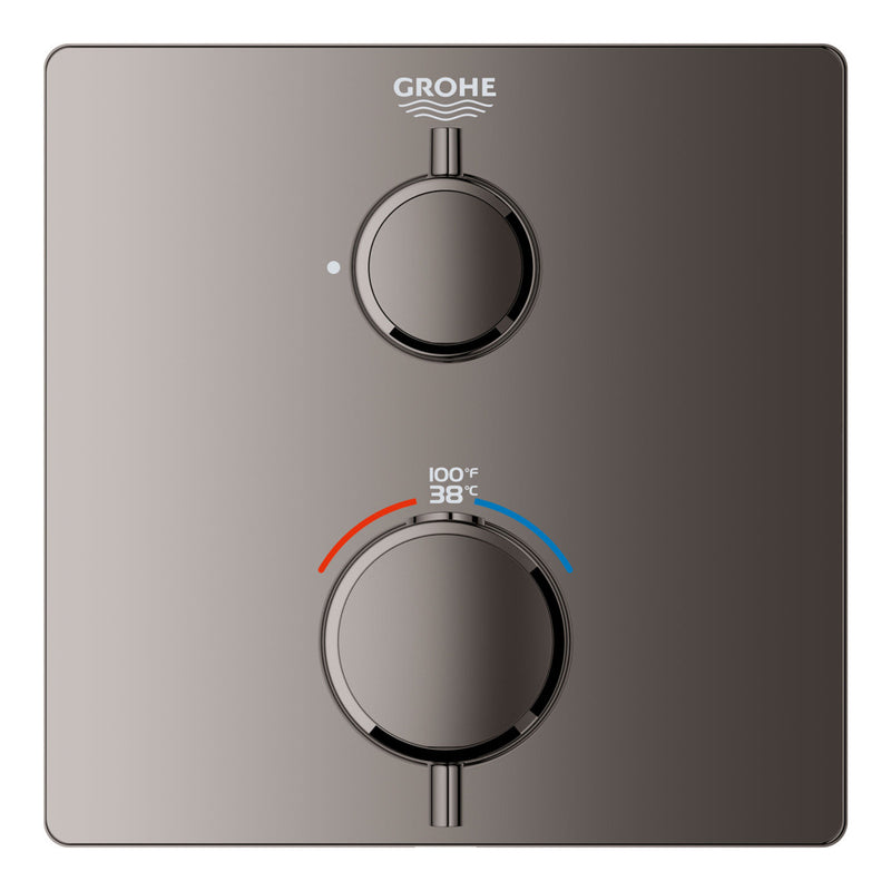 Grohe 24110 Grohtherm Single Function 2-Handle Thermostatic Valve Trim