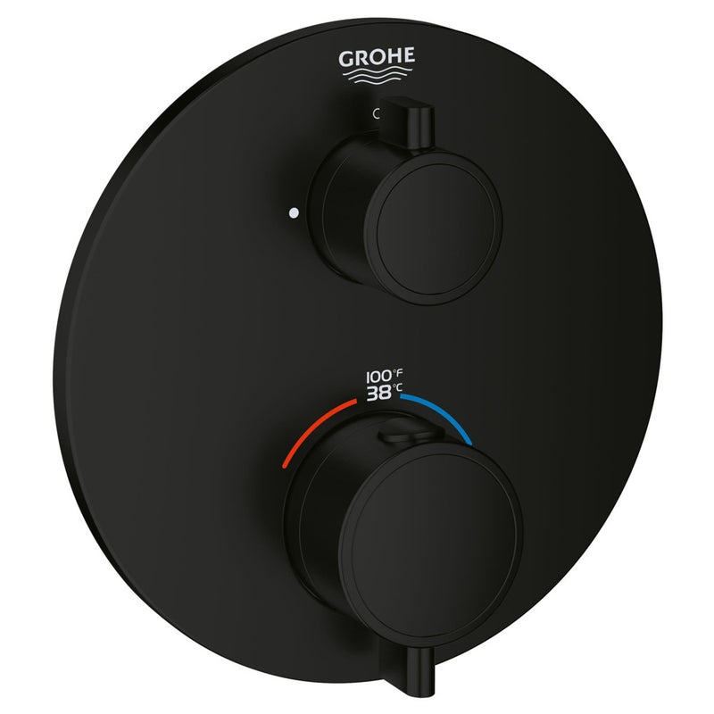 Grohe 24133 Grohtherm Dual Function 2-Handle Thermostatic Valve Trim