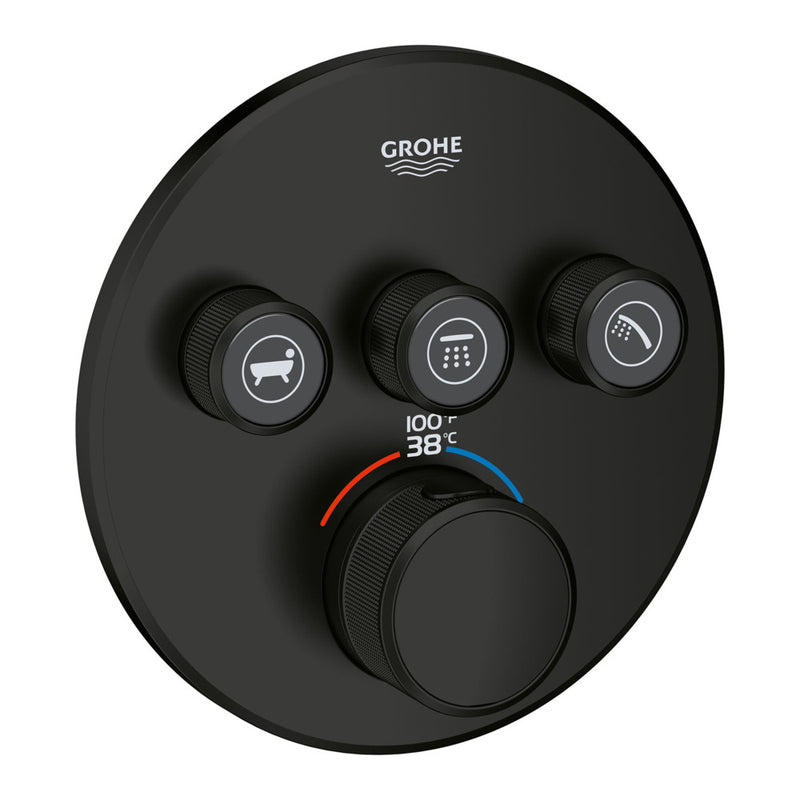 Grohe 29138 Grohtherm Triple Function Thermostatic Valve Trim