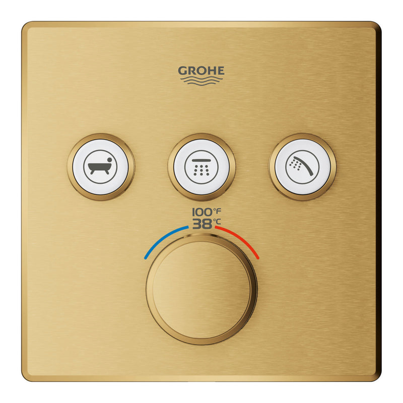 Grohe 29142 Grohtherm Triple Function Thermostatic Valve Trim