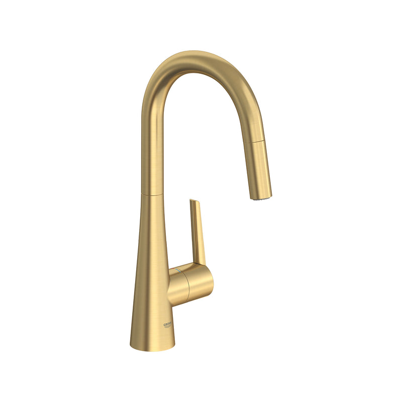 Grohe 32226 Grohe Zedra Single-Handle Pull Down Kitchen Faucet Dual Spray 6.6 L/min - 1.75 GPM