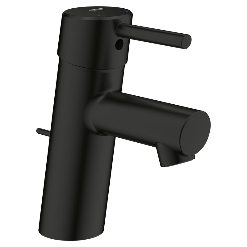 Grohe 34270 Concetto Single Hole Single-Handle S-Size Bathroom Faucet 4.5 L/min - 1.2 GPM Less Drain