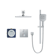 Grohe 103069 Rainshower GrohTherm 2-Handle Thermostatic Single Function Shower Kit 