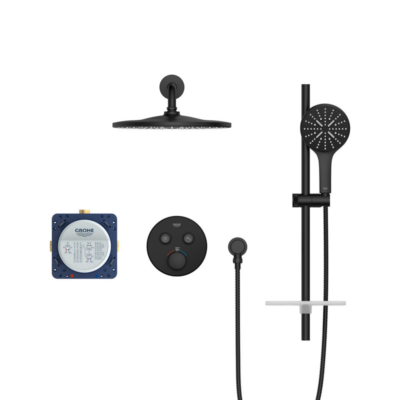 Grohe 103070 Rainshower SmartControl Thermostatic Dual Function Shower Kit