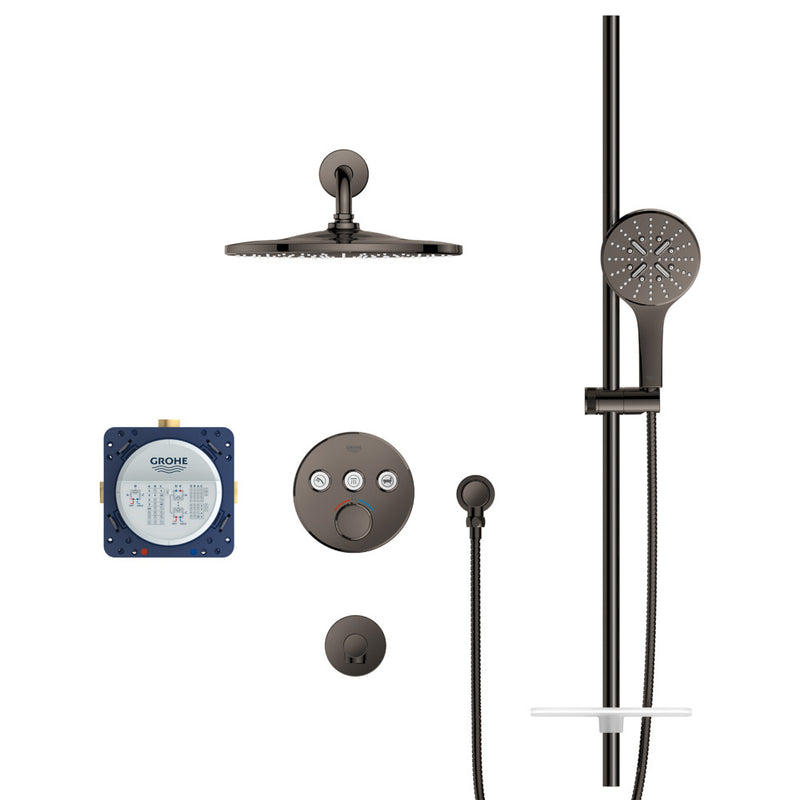 Grohe 103082 Rainshower SmartControl Thermostatic Triple Function Shower Kit