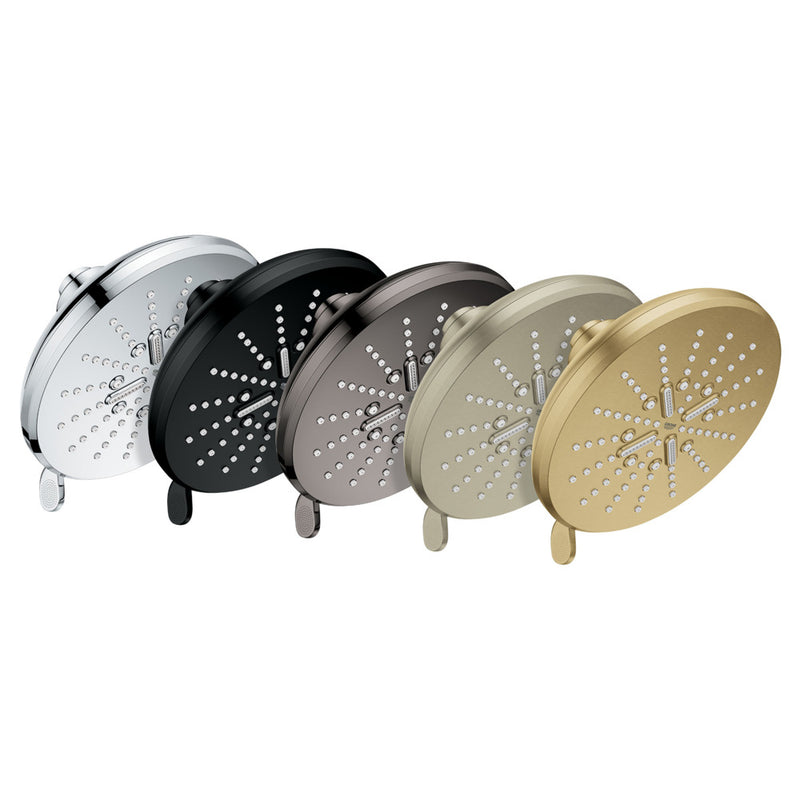 Grohe 26789 Rainshower Shower Head, 6-1/2" - 3 Sprays, 1.75gpm