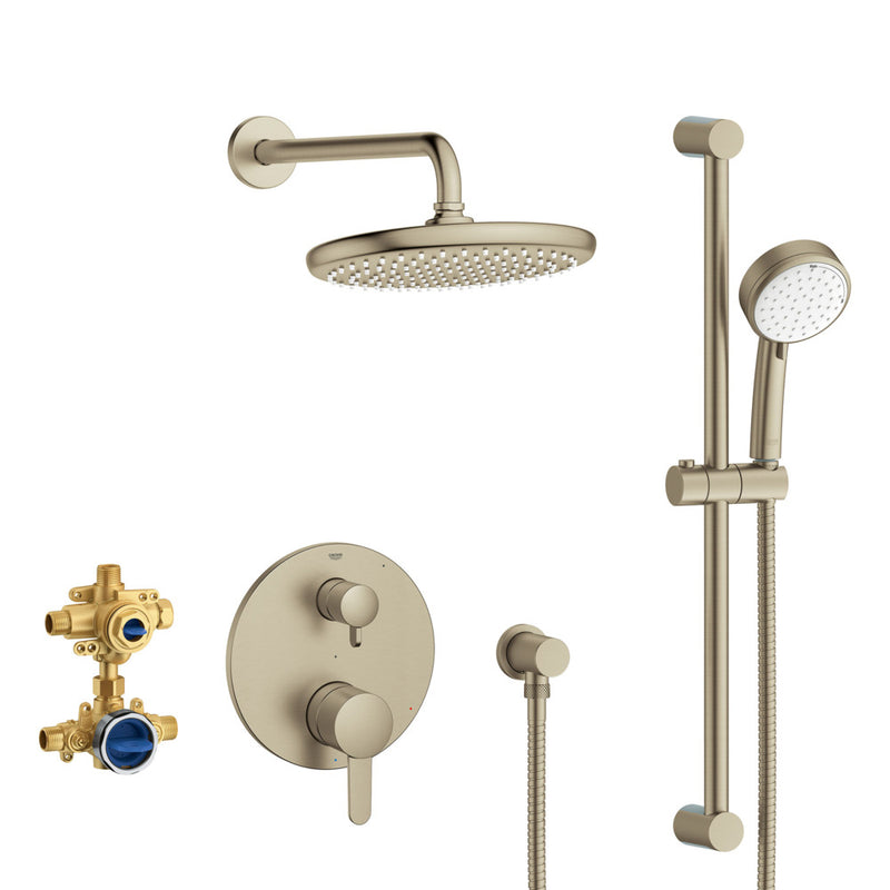 Grohe 29428 Cosmopolitan Pressure Balance Rain Shower Set