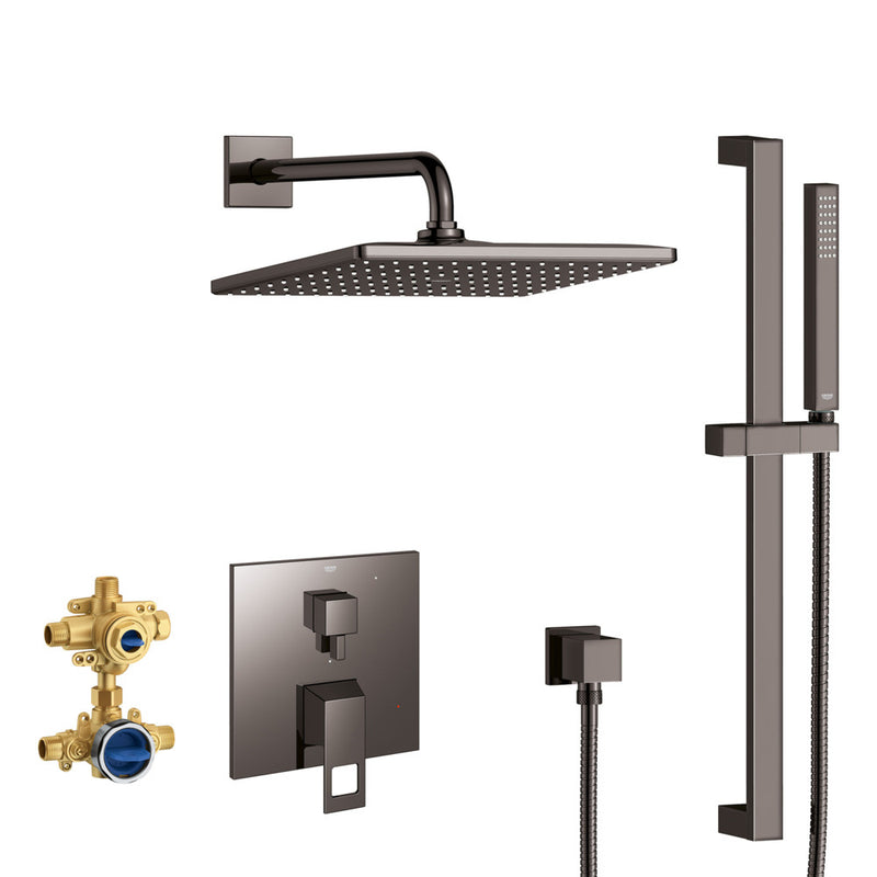 Grohe 29432 Eurocube Pressure Balance Rain Shower Set
