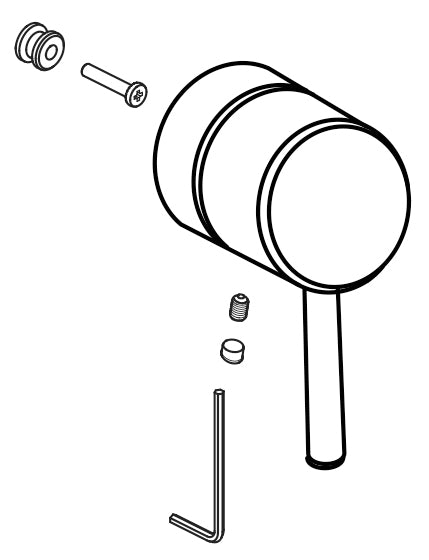 Grohe 49158 Concetto Pressure Balance Valve Trim Lever