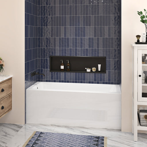 Zitta Baya I alcove skirt bath 1 piece 60'' x 32'' left