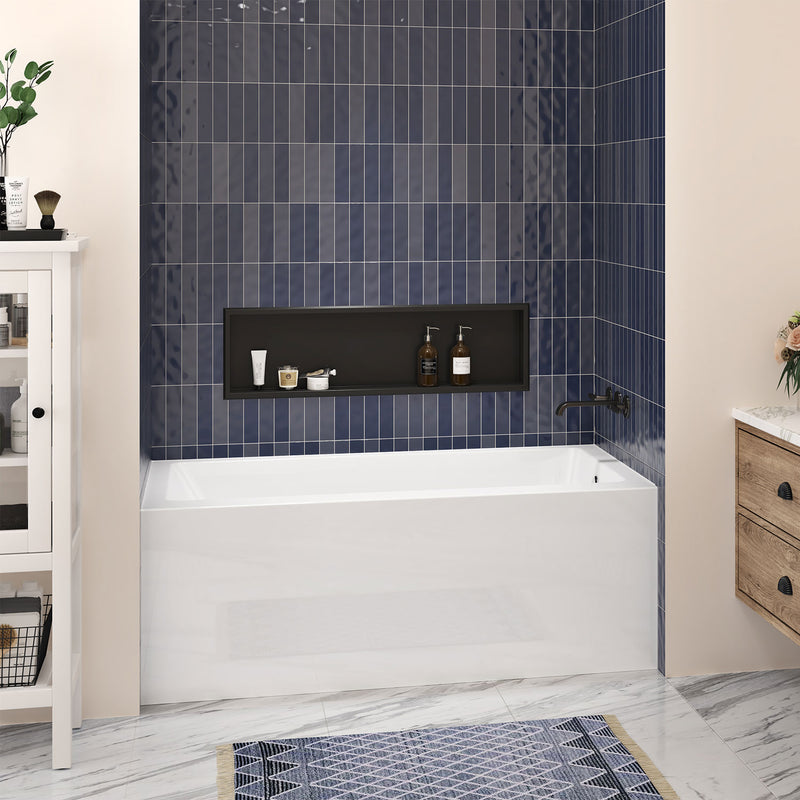 Zitta Baya I alcove skirt bath 1 piece 60'' x 32'' right